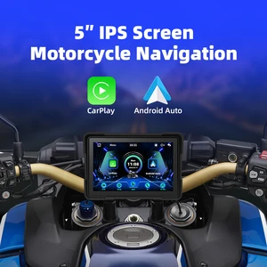 Motosiklet için taşınabilir Eykı dijital ekran, 5 inç kablosuz carplay, moto, android telefonlar / tabletler, navigasyon, gps, otomatik şanzıman, ekran, ekran bt5. 0 Panel, bisiklet, off road no. 9'daki en iyi 10 satış
