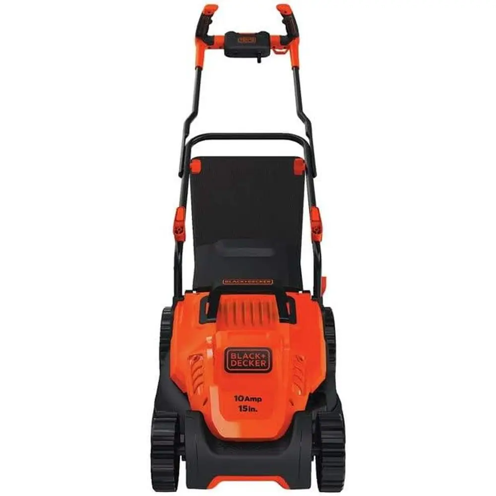 LACK+DECKER Electric Lawn Mower with le, 15-Inch, 10-Amp, Corded (EMW472H)