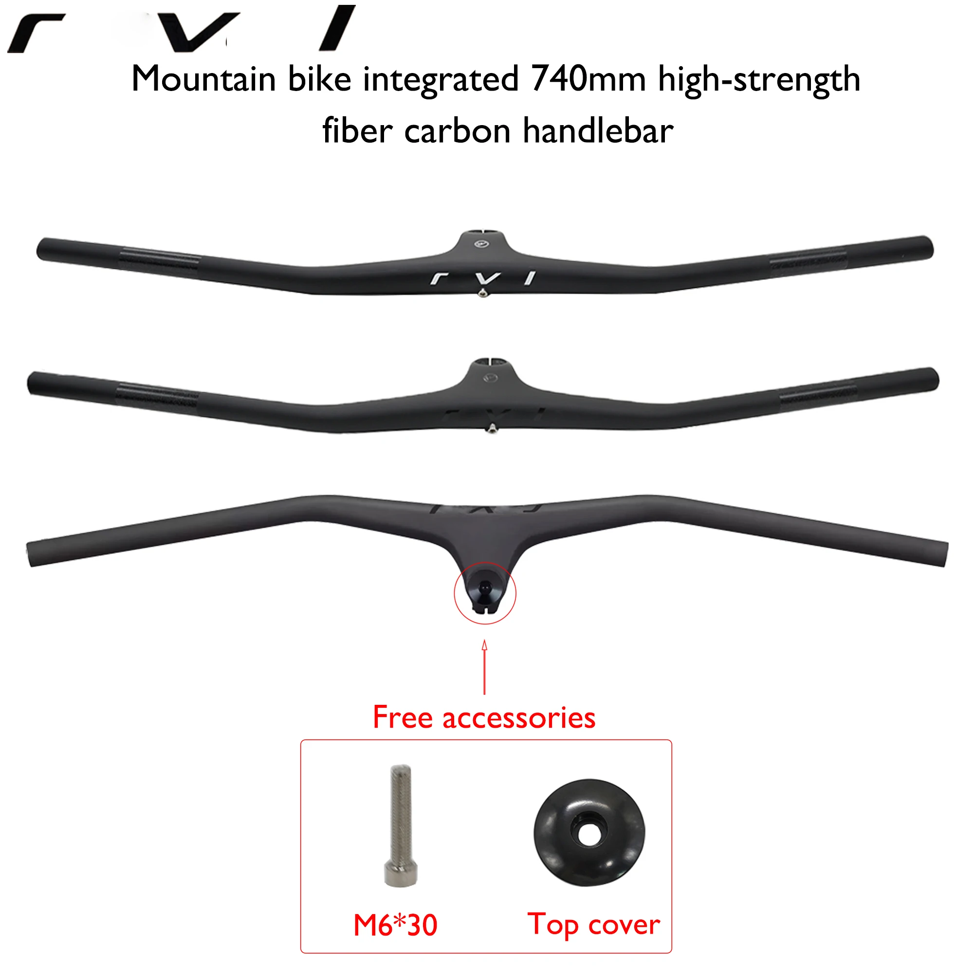 

Карбоновый руль MTB велосипеда, 28,6 мм (1-1/8 дюйма), зажим 8 ° Вниз развертки 1. ° Встроенная ручка для горного велосипеда Up Sweep Riser
