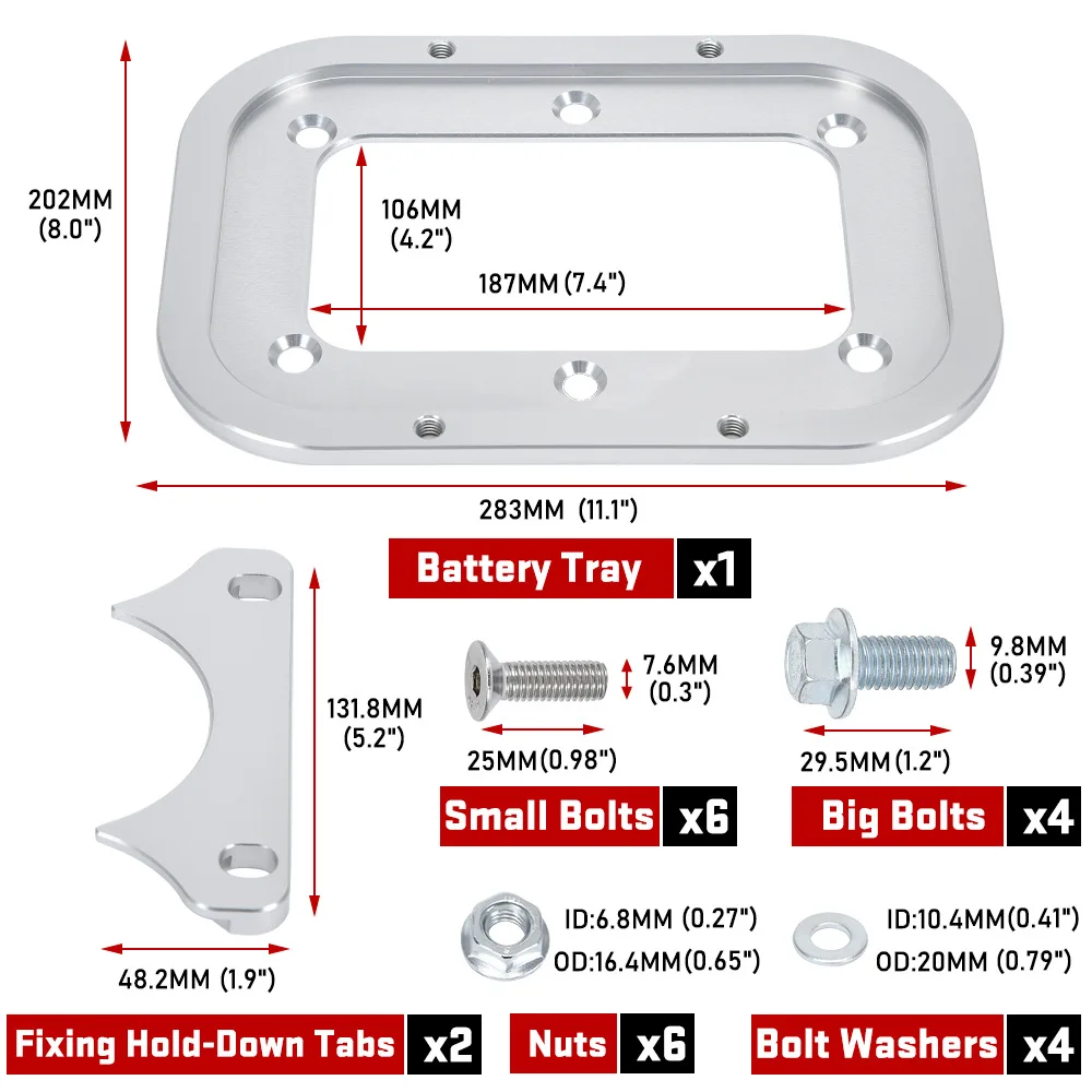 tray, trunk,  fixing bracket, pressing bracket, battery storage battery mounting bracket