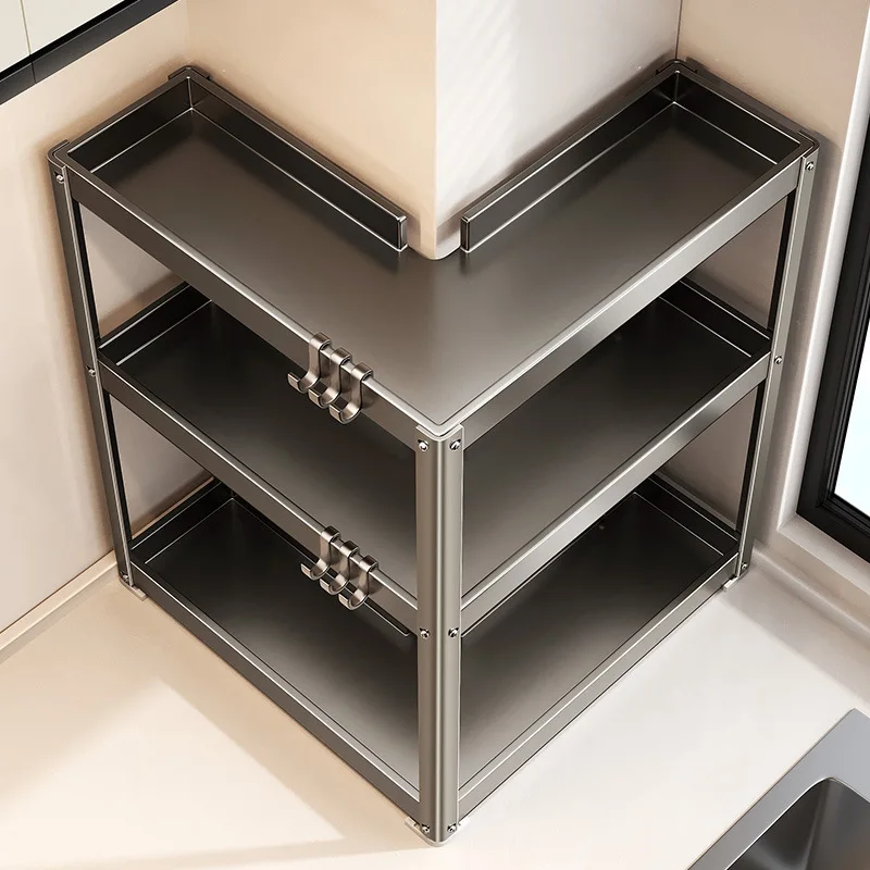 Etagere-d'angle-de-cuisine-organisateur-d'epices-support-pour-huile-sel-et-vinaigre-accessoire-de-comptoir-en-acier-au-carbone-simpliste