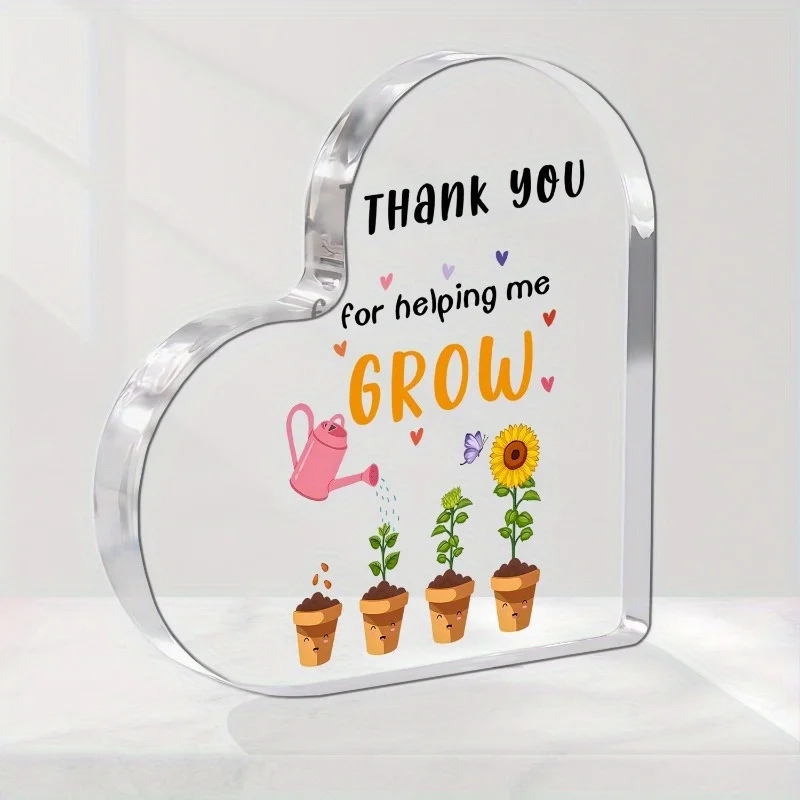 Personalized Teacher Appreciation Gift Desk Decor Thank You Retirement Sign