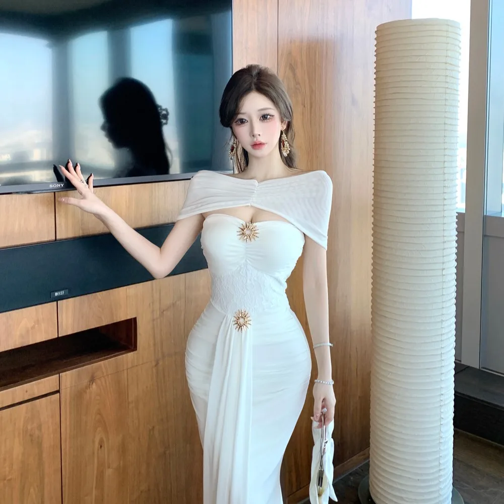 Ele Vintage Pure Desire, утягивающее талию Dr, элитное осенне-зимнее новое женское облегающее платье Faion