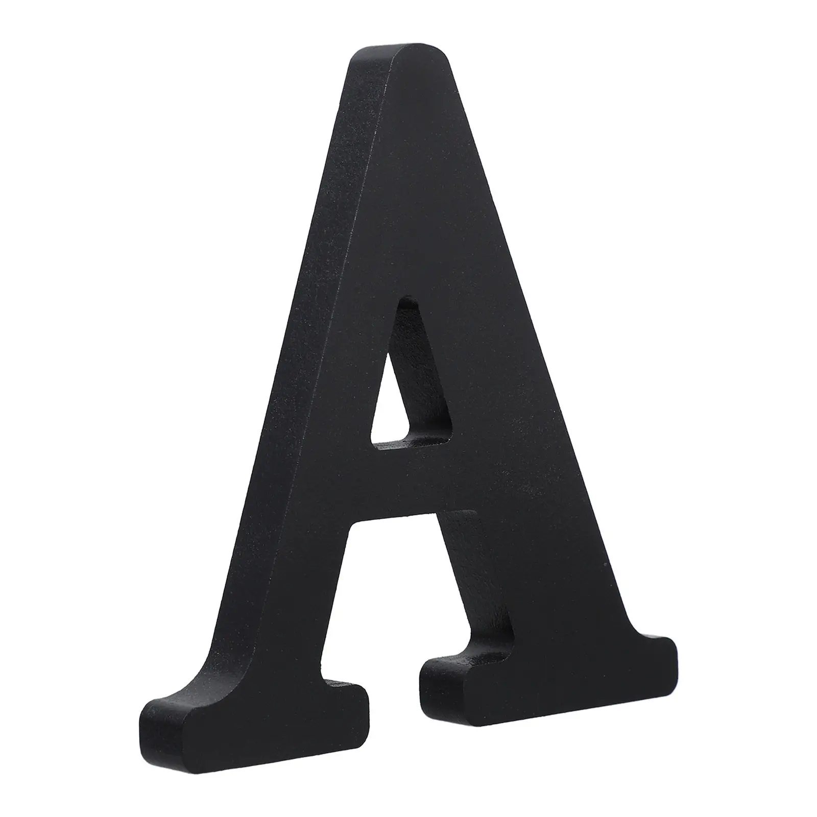 Wooden Black Letters for Wall Decor Table Shelf Living Room Bedroom Outdoor Space Decorative Initial Letter Blocks Home Decor