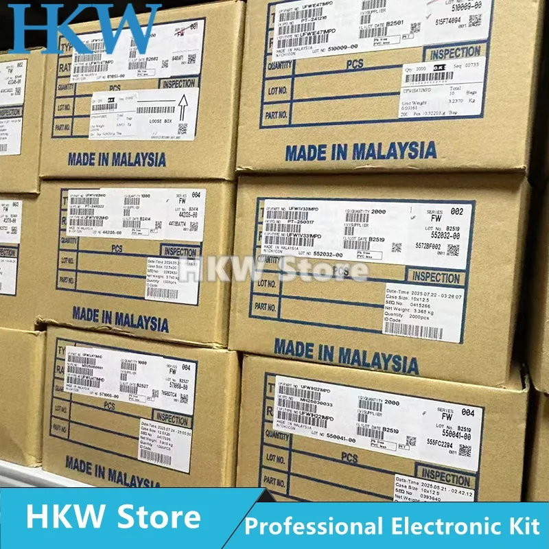 10pcs NICHICON FW Series 50V Electrolytic Capacitors HIFI Audio Capacitor 1UF 4.7UF 10UF 22UF 47UF 100UF  220UF Original 50V22UF