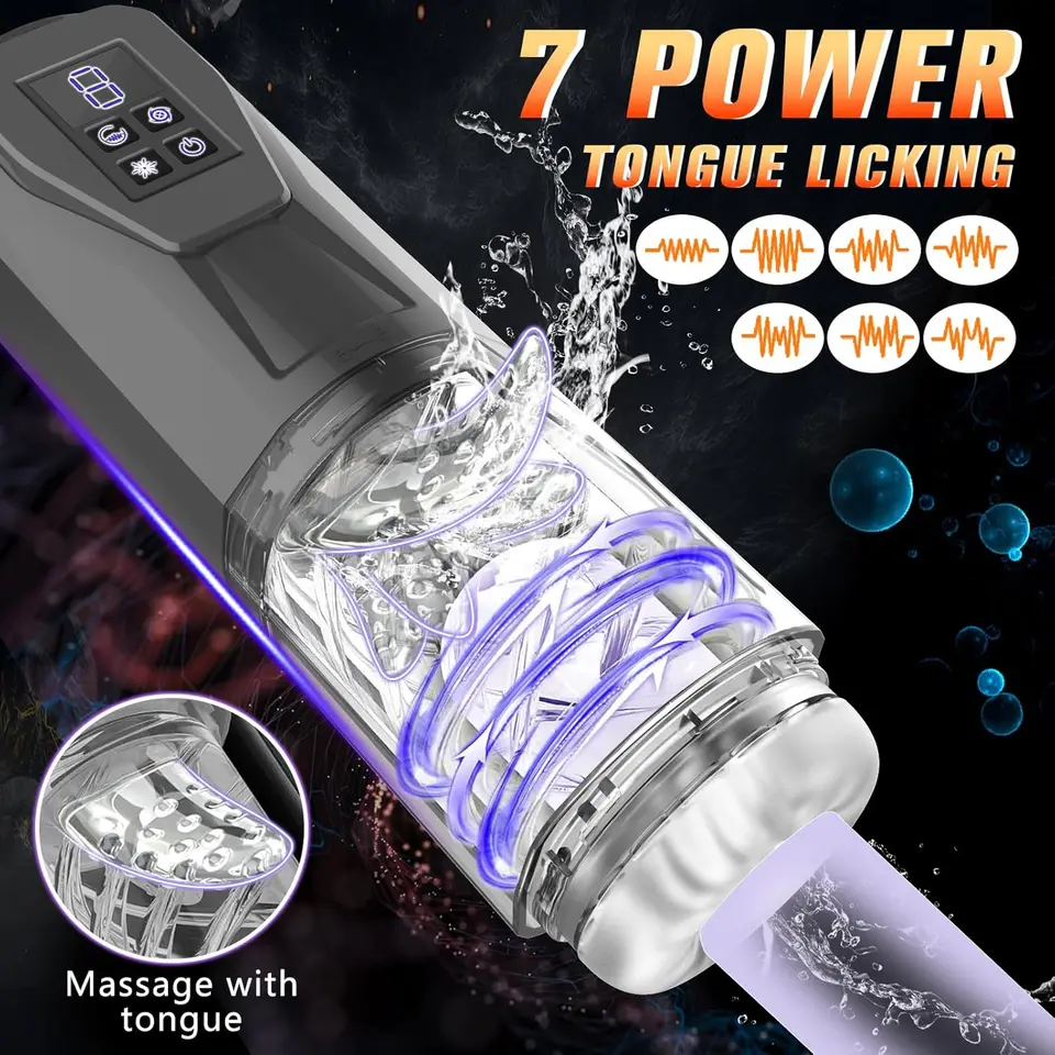 hayden - 3 in 1 sucking rotating&thrusting male masturbator Hayden - Rotating Male Masturbator & Automatic Stroker