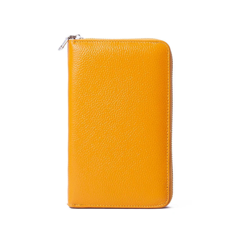 

New Arrive 2025 Women's Genuine Leather Long Wallets Multifunction Card Holder Casual Clutch Bags Fashion Purses B362