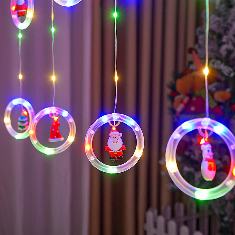 3M 110Leds Natal Dekorasi LED String Lampu USB/Plug Peri Garland Tirai Lampu Malam Tahun Baru Taman Dekorasi Rumah