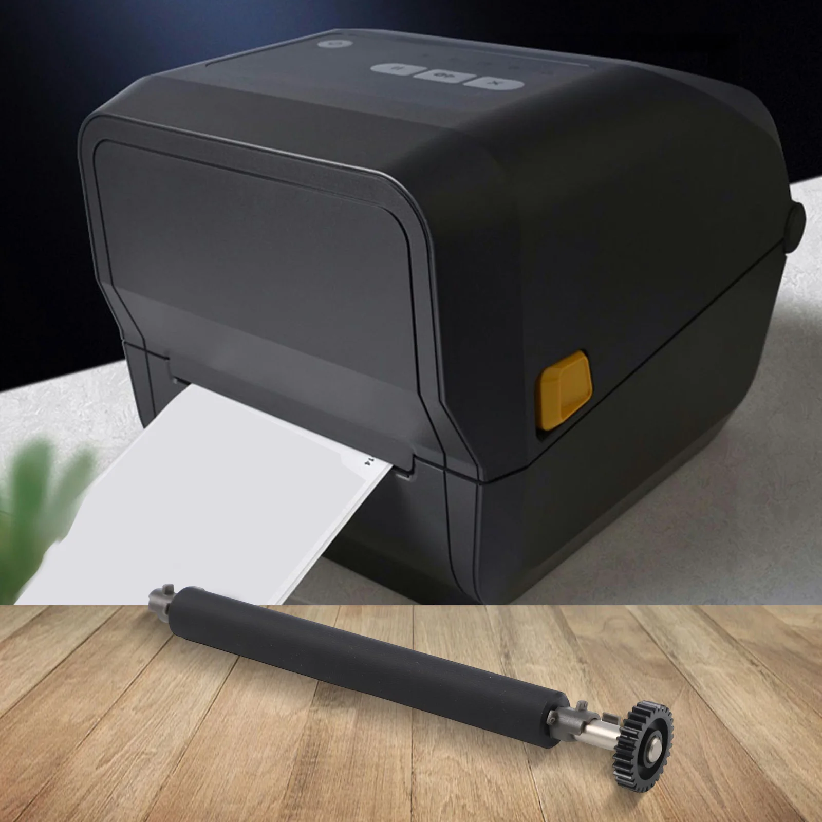 P1080383-222 Platen Roller Rubber For Zebra ZD420T ZD620T Thermal Printer 203dpi 300dpi Replacement Part