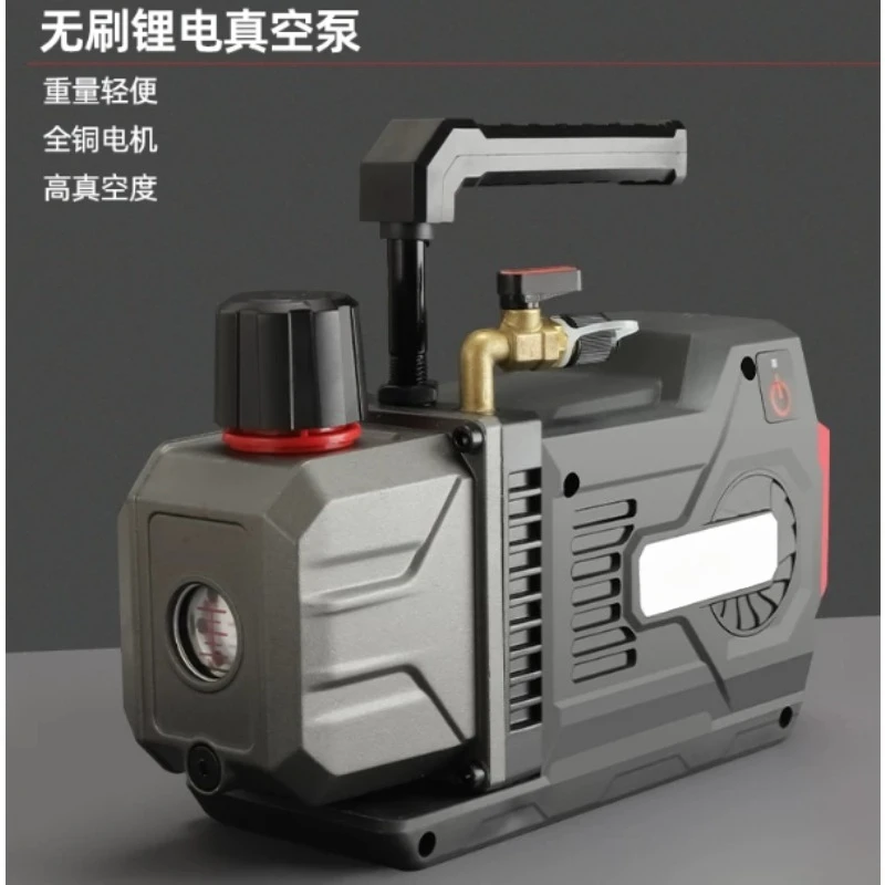Cordless Lithium Battery Vacuum Pump, Brushless Motor for Auto AC and Lab Filtration