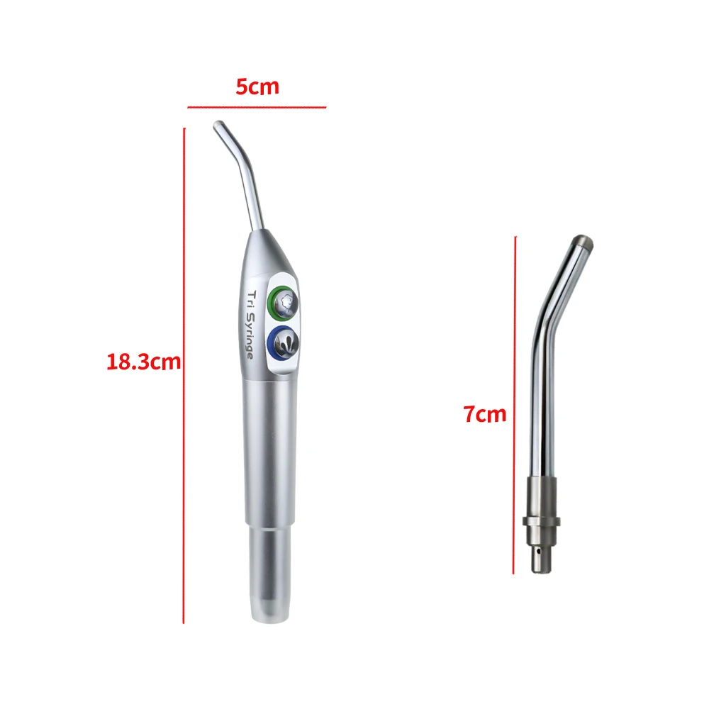 Dental New Style Air Water Spray Gun 3 Way Air Water Spray Triple Syringe Handpiece Oral teeth cleaning equipment For Dental Lab