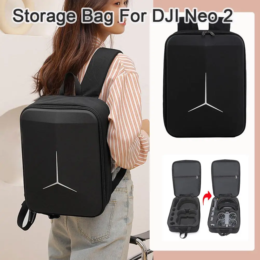 

Прочный рюкзак для DJI Neo 2 Motion Fly More Combo, сумка для хранения, портативный чехол для переноски на открытом воздухе, аксессуары для дрона DJI Neo 2