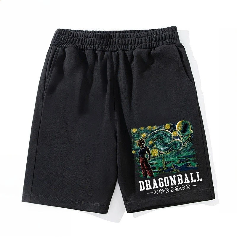 

Seven Dragon Balls Limited Edition Starry Sky Shorts for Men - Goku, Son Goku, 100% Cotton Breathable Shorts, Summer 2026