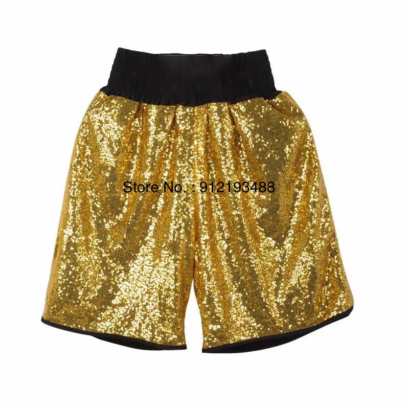 Muay Thai Shorts Tassels Sequins Kick Boxing Shorts Men Women Child Gym Martial Arts MMA Cage Fighting Kickboxing Training Pants