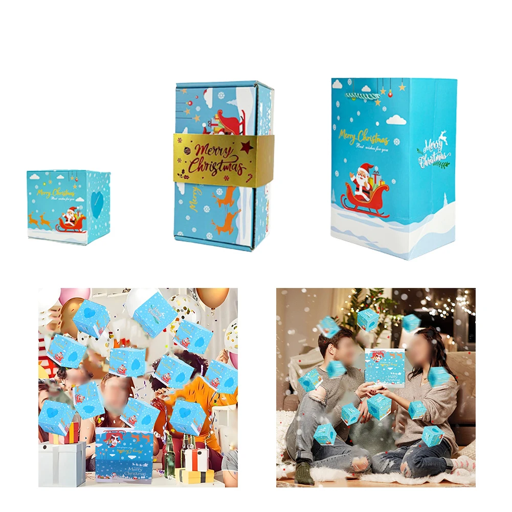 صندوق مفاجآت مكون من 12 قسمًا لإنشاء لحظات فريدة من نوعها وتفاعلات ممتعة في الاحتفالات والمناسبات المختلفة