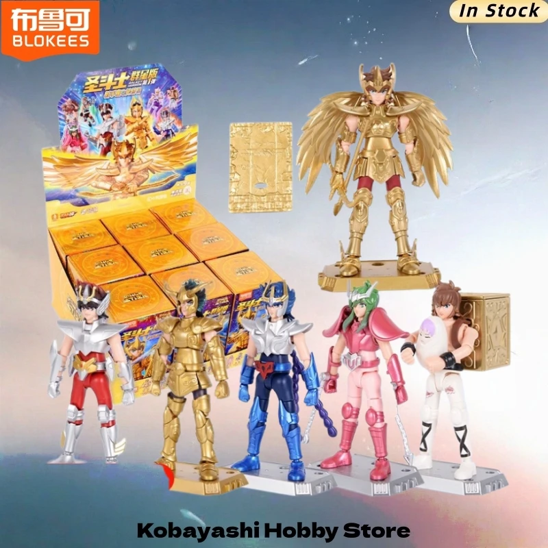 Blokees Saint Seiya Galaxy Version 03 Gold Zodiac Model Kit Blind Box Brand New in Stock