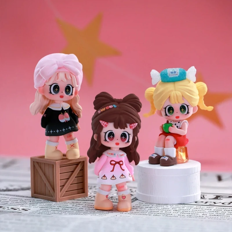 Nuova Collezione 2026 Mila Girl Serie Migogo Scatola Misteriosa Ornamenti Cartoon Giocattoli Kawaii Figure Anime Carine Regalo per Ragazze Disponibile