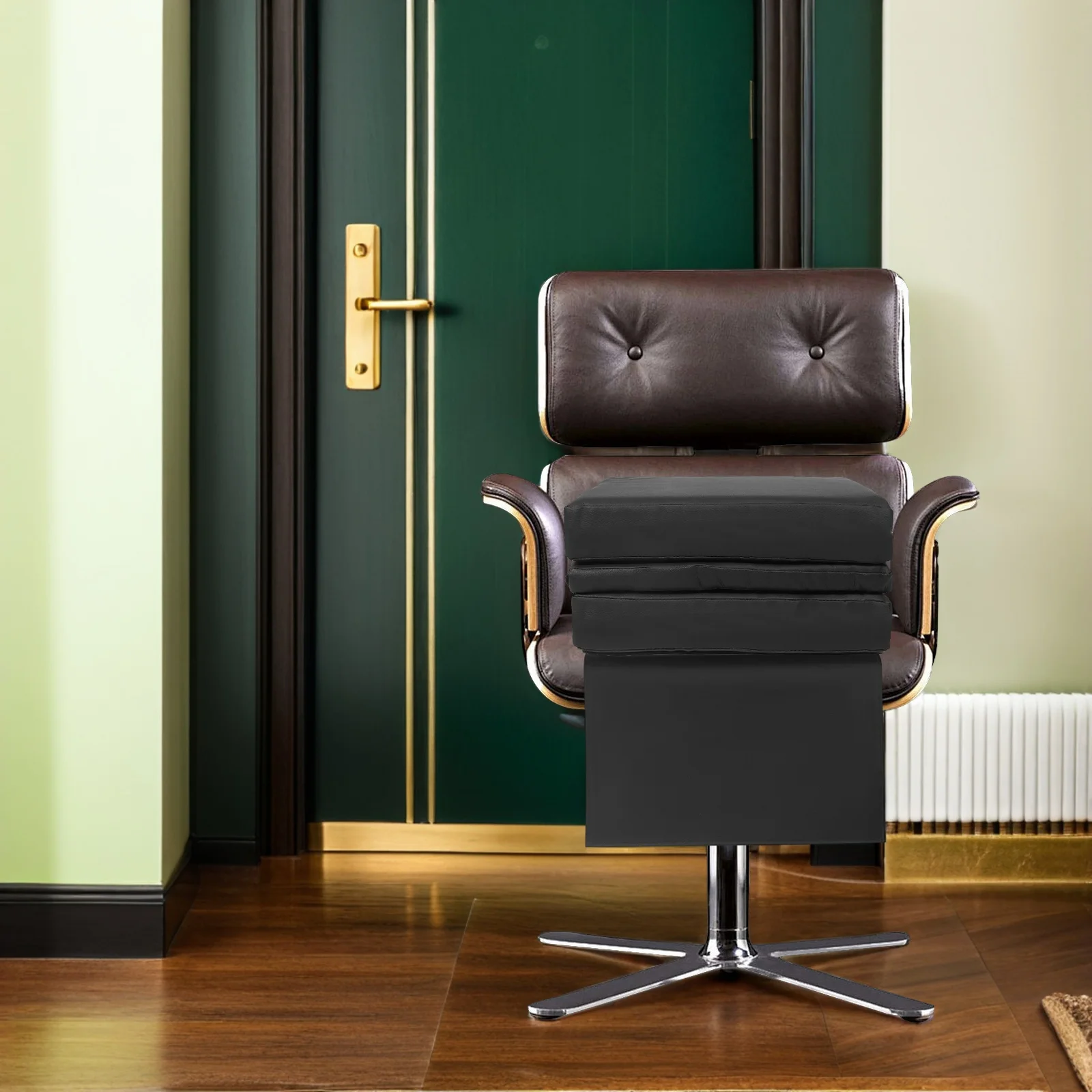 

Детский салон, подушка-бустер для стула, трехслойная толстая мягкая подушка для сиденья, увеличивающая рост, детское сиденье-бустер для стрижки для парикмахерских услуг