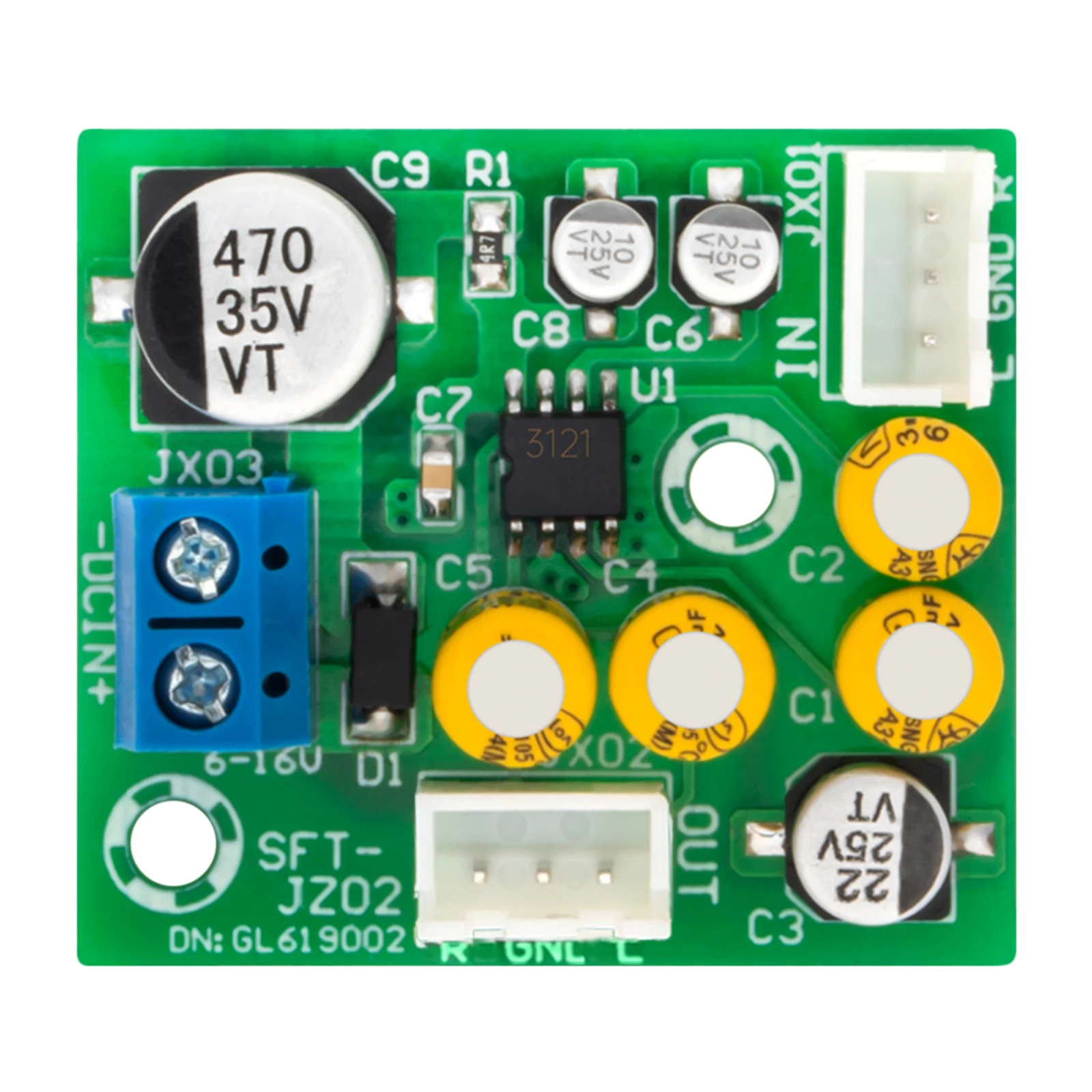 Audio Noise Reducer Common Ground Audio Reduction Module DC 9V 12V BA3121 Eliminate Current Sound