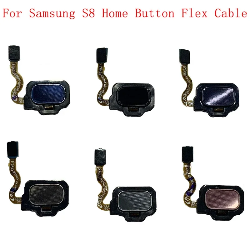 Fingerprint Sensor Home Button Flex Cable Ribbon For Samsung S8 G950 S8Plus G955 S9 G960 S9Plus G965 Touch Replacement parts