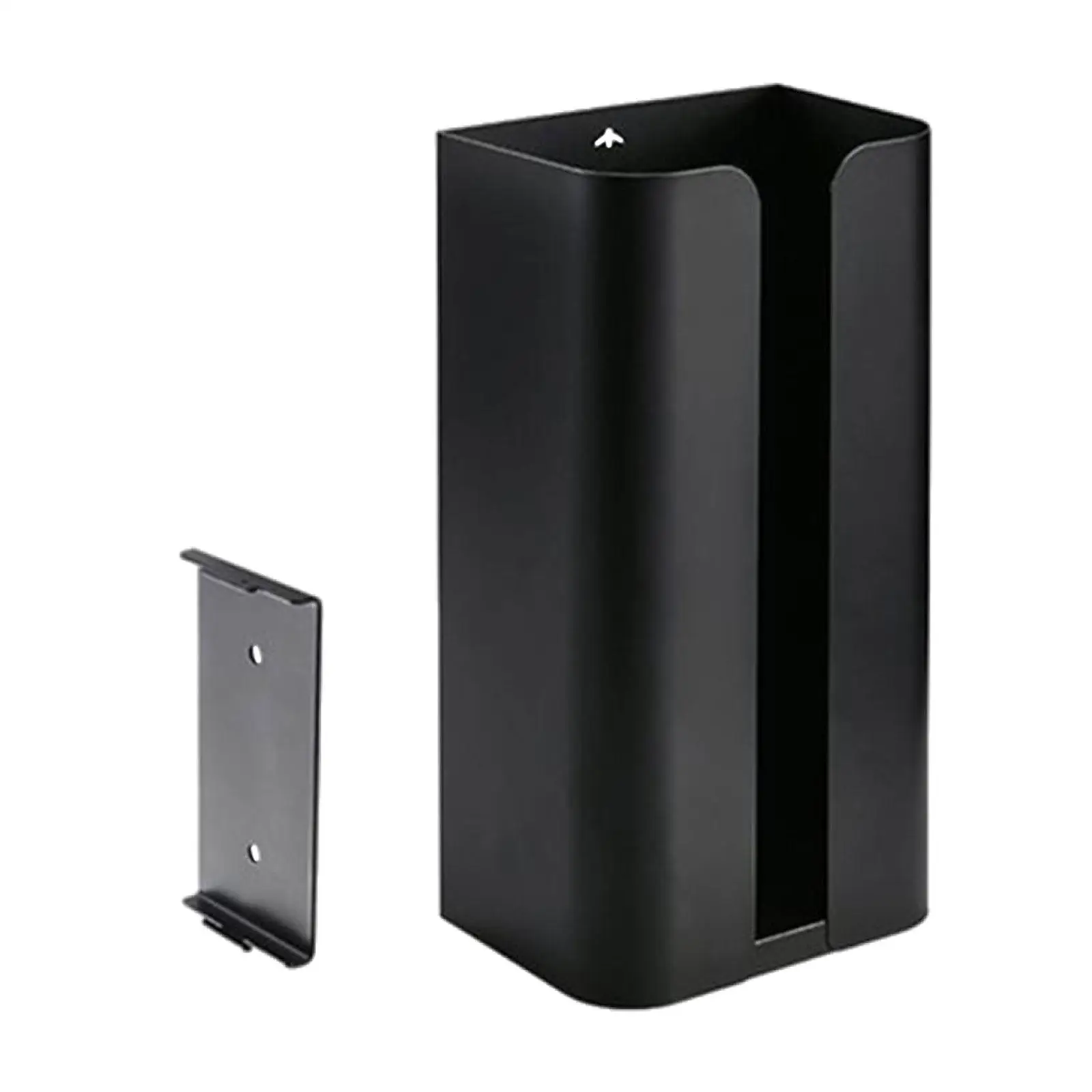 Tissue Dispenser Holder Wall Mount Carbon Steel Paper Towel Box for Kitchen Bathroom Countertop Hotel Use