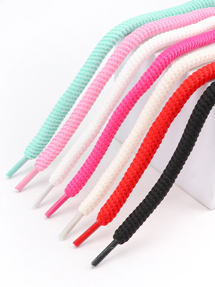 New 10mm Thick Round Shoelaces for Sneakers Running Sports Shoe Laces 100/120/140/160CM Shoelaces for Shoes Accessories 1 Pair