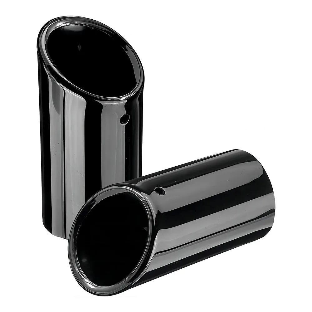 70mm For BMW E90 E92 Car Exhaust Muffler Tip Pipe Cover For 1.4T 1.6T VW Jetta MK6 Polo 6R Golf 6 7 MK7 MK6 Bora Skoda Superb