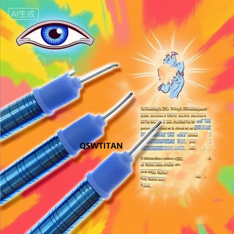 ด้ามจับฉีดอัลตราโซนิกไทเทเนียมสำหรับการดูดอัลตร้าไมโครอิมัลชั่น เครื่องมือจักษุวิทยาขนาดเล็ก