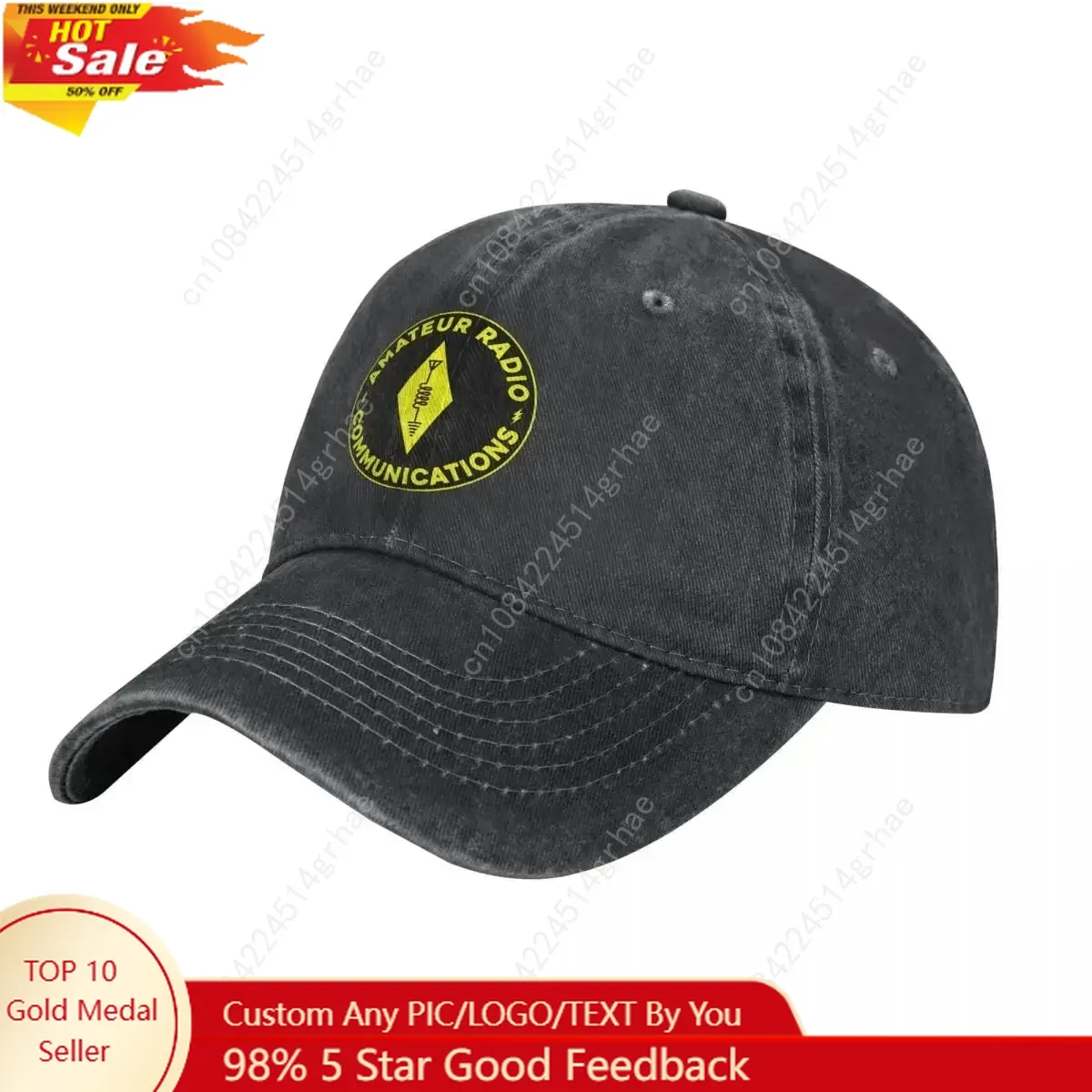 الهواة راديو الاتصالات قبعة بيسبول مغسولة مضحك شعار كلاسيكي قبعة سائق الشاحنة الصيف للجنسين الرجال Kpop روك قبعات البيسبول