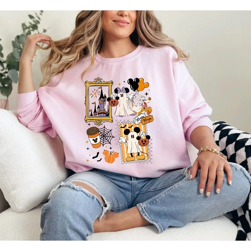 بلوزات الهالوين ميكي والأصدقاء، عطلة ميكي ديزني لاند المرعبة، بلوزات مملكة ديزني للهالوين السحرية