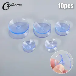 10Pcs Vacuum Suckers 20-35mm Transparent Suction Cups Double Sided Head Strong Vacuum Non-slip Suckers For Glass Car Window