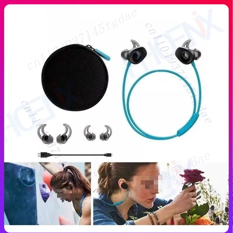 Audífonos Intrauditivos Inalámbricos Bluetooth Bose SoundSport, Color Azul, Regalo - Sin Empaque