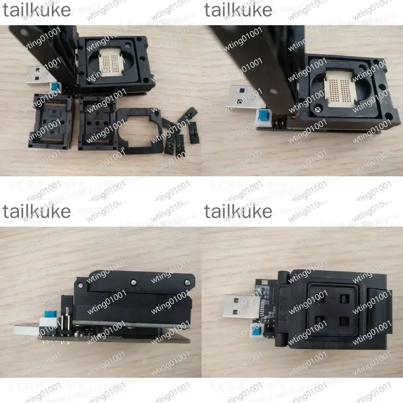 for IS903 USB Drive Eraser Station TSOP48 BGA132 152 4CE Flash Memory Wiping Fixture Data Sanitization Tool for Solid State