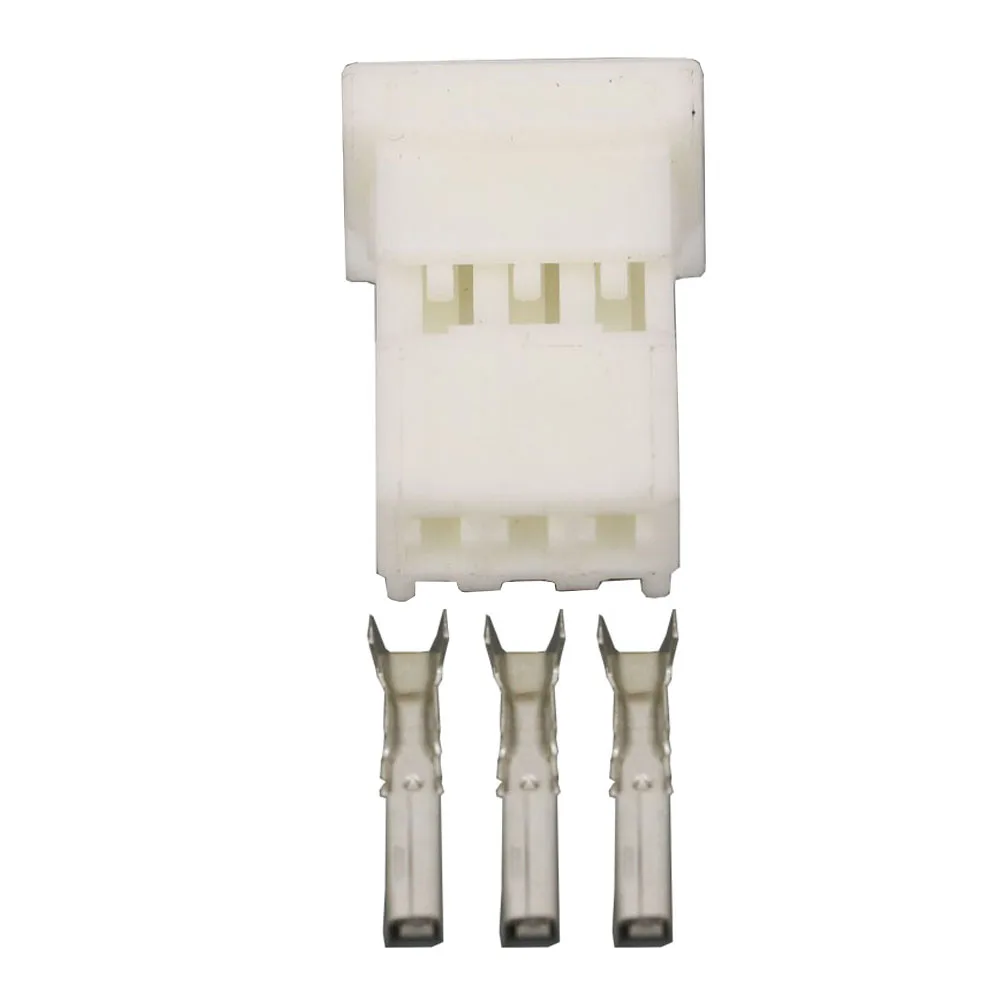 

5 Sets 3 Pin Auto White Car Connector Without Terminal DJ7033-2.2-21 3P