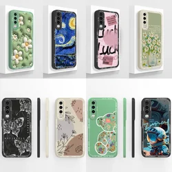 Stylish Case For Huawei P30 Pro Lite Candy Back Cover For Huawei P 30 Lite Full Protection Anti Drop Liquid Silicone Soft Fundas