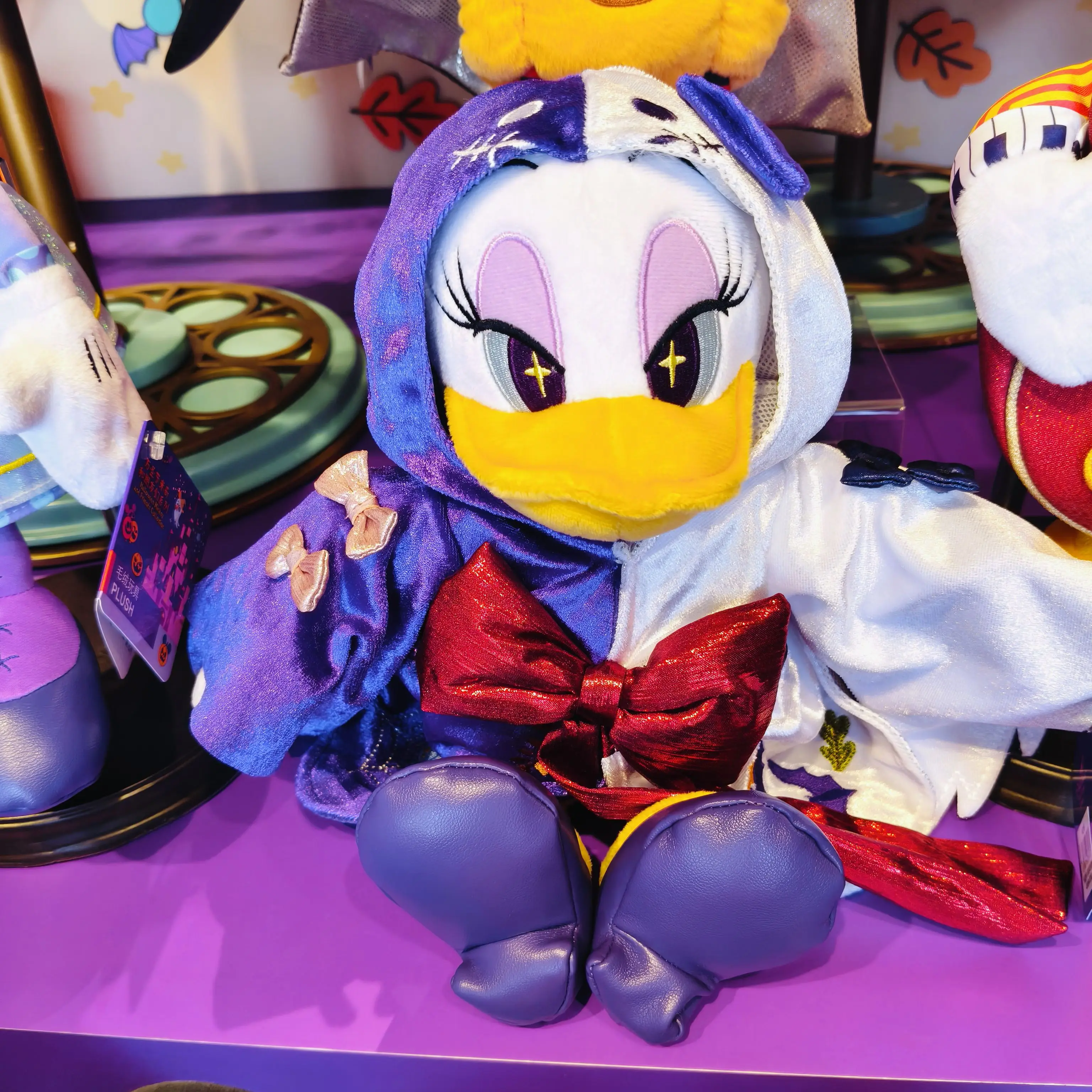 Pluszaki Halloween 2025 Myszka Miki Minnie Kaczor Donald Daisy Goofy, pluszowe zabawki z kreskówek, breloczki, zawieszki dla dzieci, prezent na Boże Narodzenie