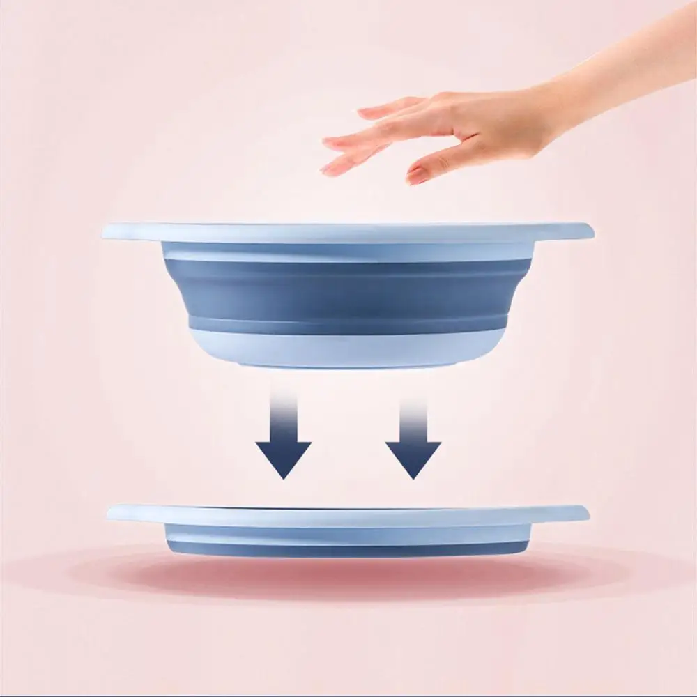 Collapsible Bucket Portable Folding Bucket Silicon Car Washing Bucket Travel Camp Bucket Household Storage