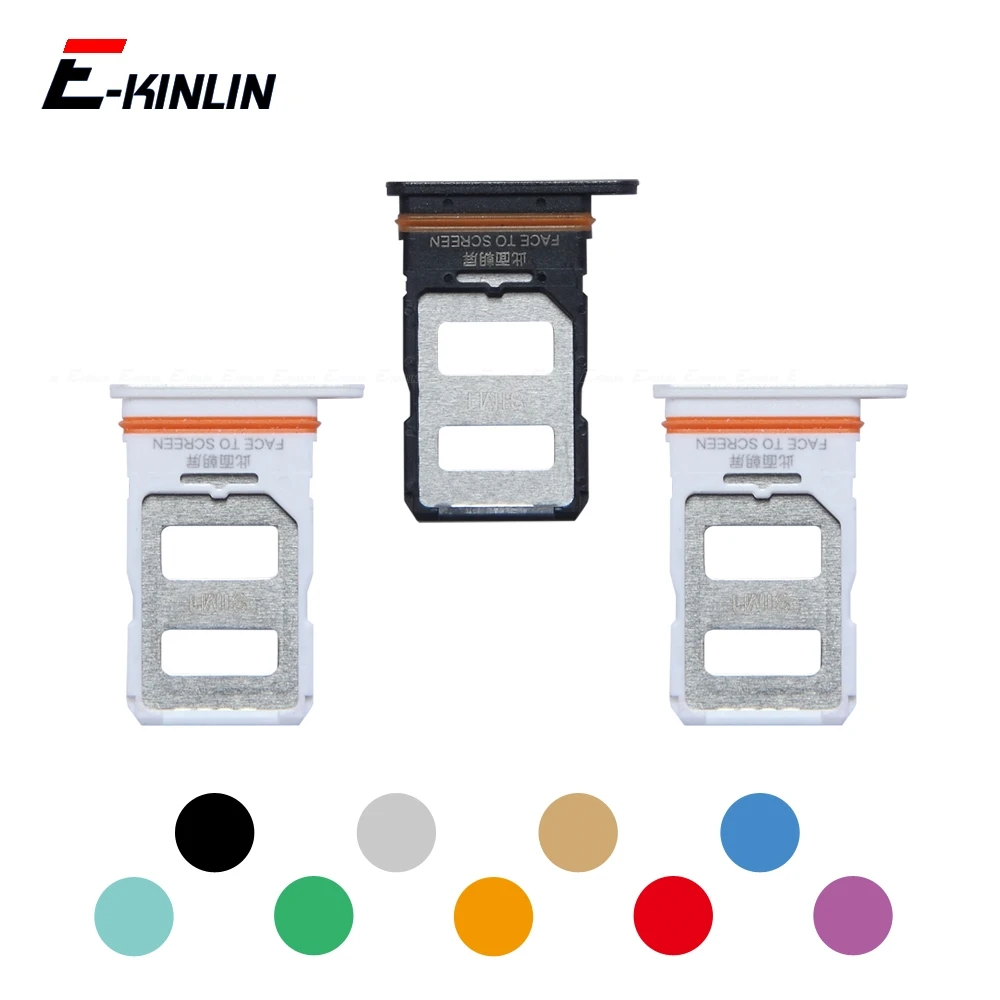 Sim Card Tray Socket Slot Reader Adapter For XiaoMi Mi 11T 11X 12 Pro Lite 5G Micro SD Card Holder Connector Container Parts