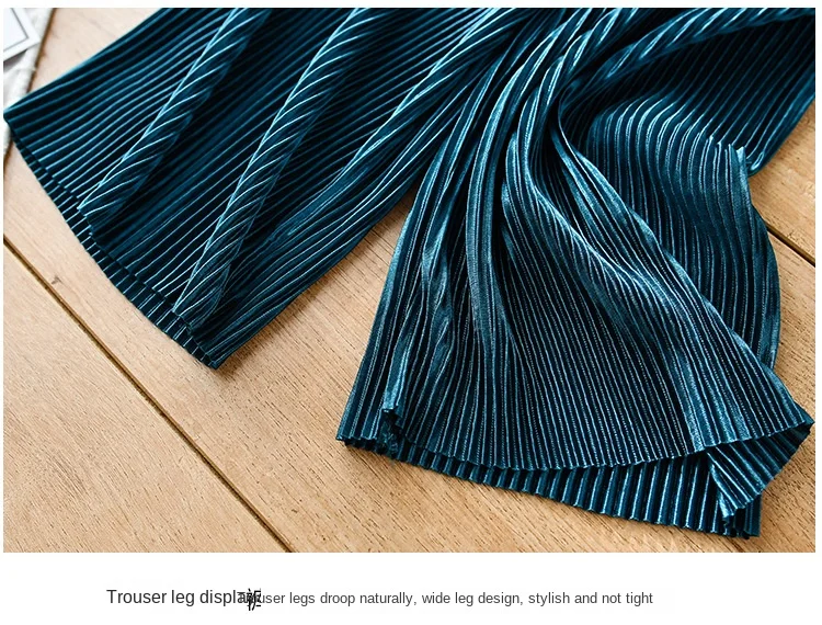 Schule Kinder Plissee Breite Bein Hosen Sommer Kleinkind Kinder Lose Beiläufige Feste Knöchel-Länge Hosen Teenager Mädchen Eis Seide Leggings – Detail 5
