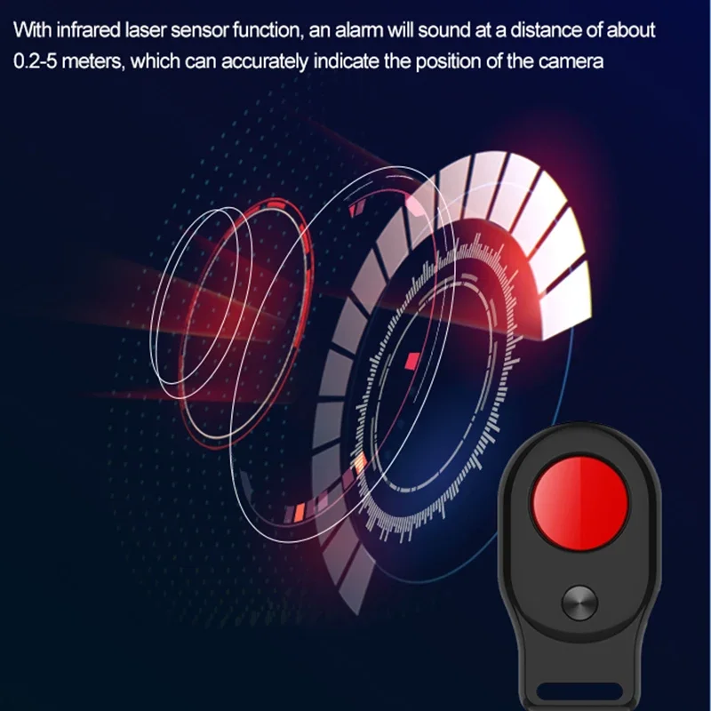 Multi-Function Anti Candid Detector, Mini Bug Câmera de Áudio, Localizador GSM, Sinal GPS, Len RF Locator, Rastreador, Scanner Anti-Spy Sem Fio