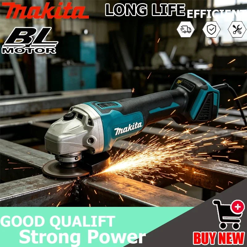 

Аккумуляторная угловая шлифмашина Makita DGA404 125/100 мм, бесщеточная, литиевая, для резки и высокополированной шлифовки