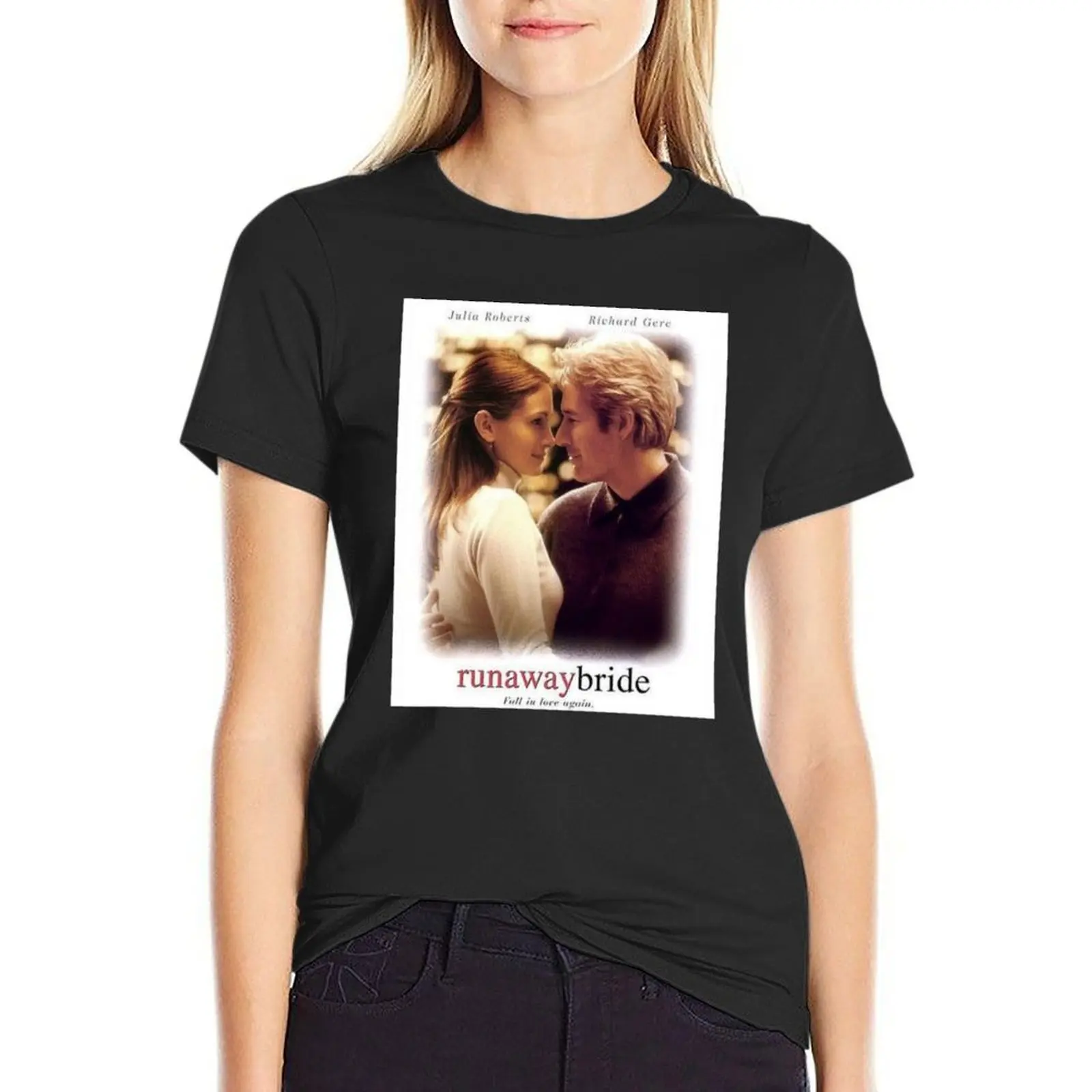 

Runaway Bride Movie Julia Roberts T-Shirt cute tops quick-drying workout shirts for Women loose fit