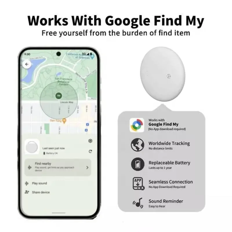 Waterproof IOS Google Android Anti-lost MFi Certified Smart GPS Tracker Mini Find My Device Finder Locator Air Tag