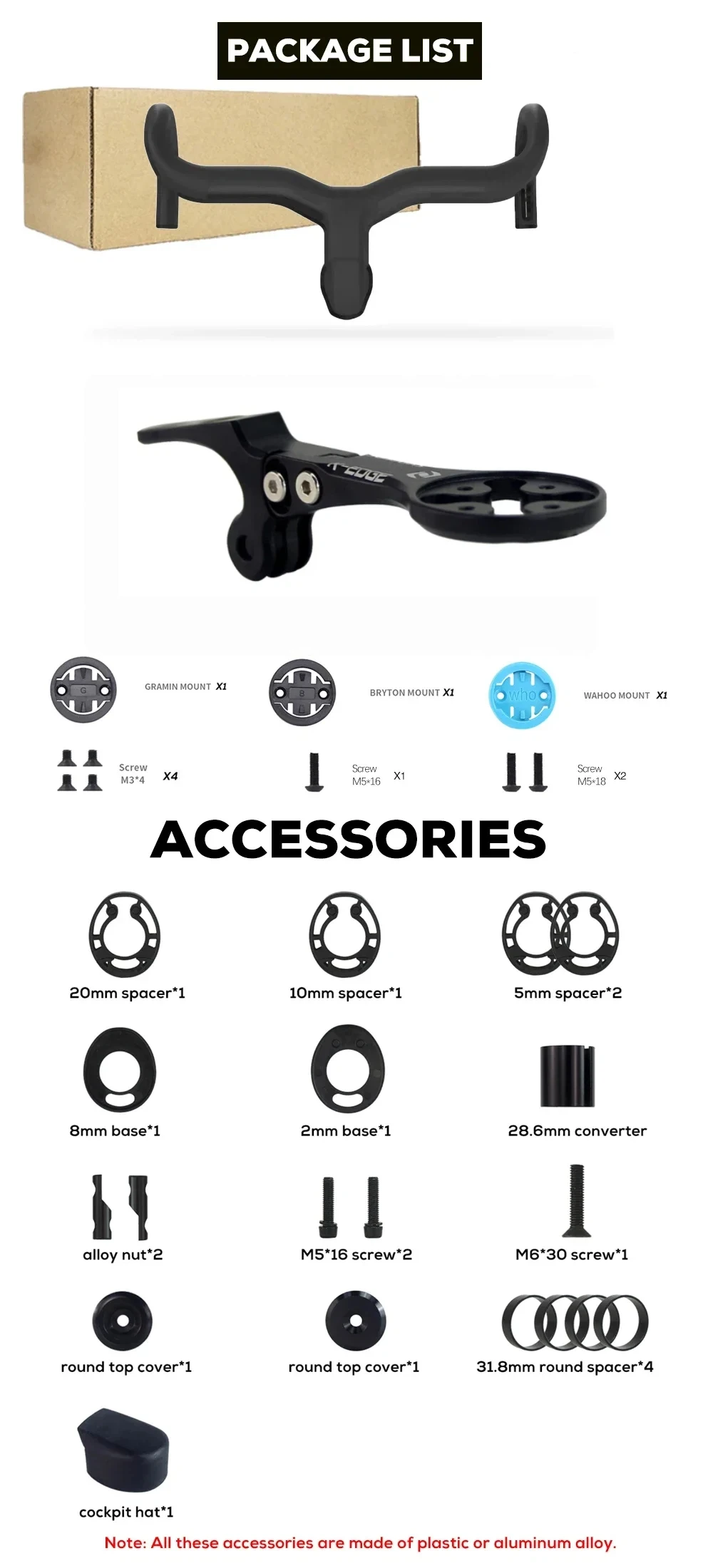 Syncros Creston IC SL Integrierter Carbon-Lenker mit Computer für Rennrad, interne Kabelführung, Di2, 31,8 mm, 28,6 mm Konverter – Detail 8