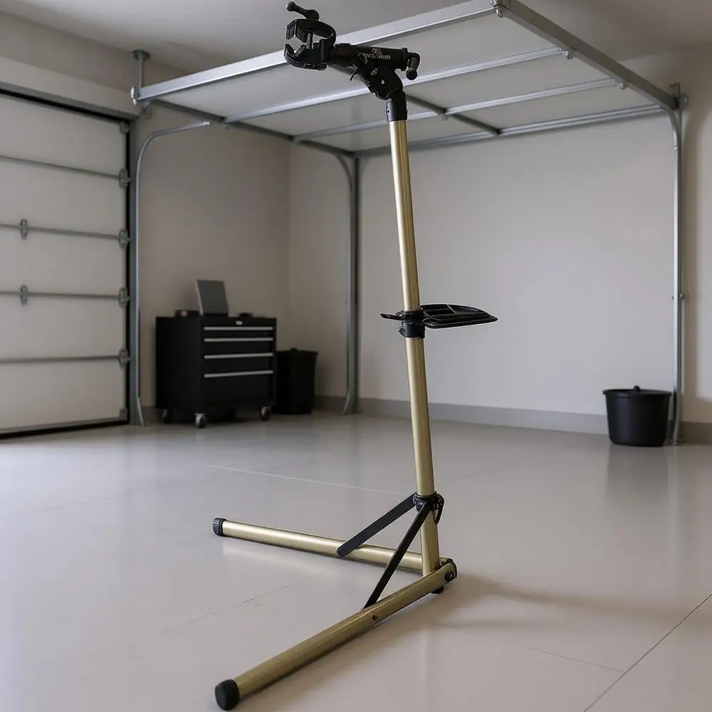 

Bike Repair Stand - Portable Home Mechanics Workstand for Mountain & Road Bikes Maintenance - Max. 55 lbs