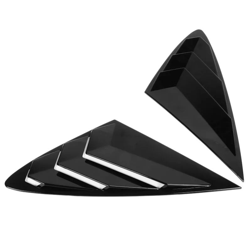 

2 шт., глянцевая черная замена жалюзи для бокового окна автомобиля для Hyundai Sonata 2020-2021 гг.