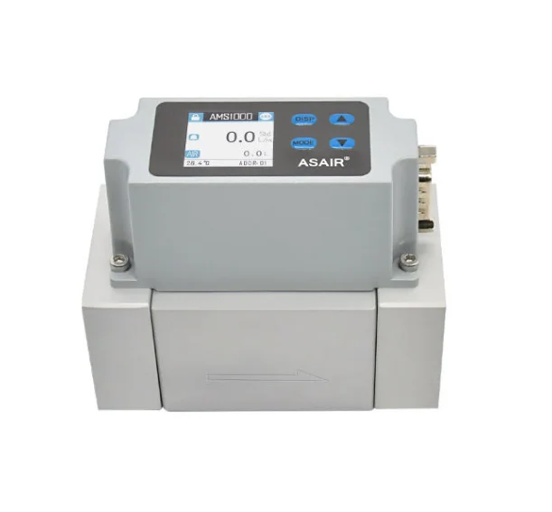 New High Precision Thermal Gas Mass Flow Meter MEMS Compressed Air Flow Meter AMS1000