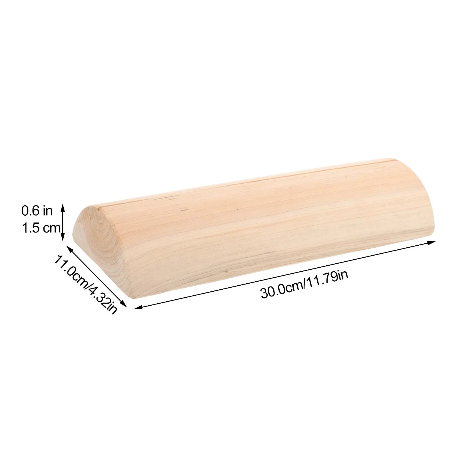 Japanese Style Wooden Pillow Cervical Support Neck Pillow for Sauna Steam Room Lumbar Back Bolster Shoulder Pain Relief