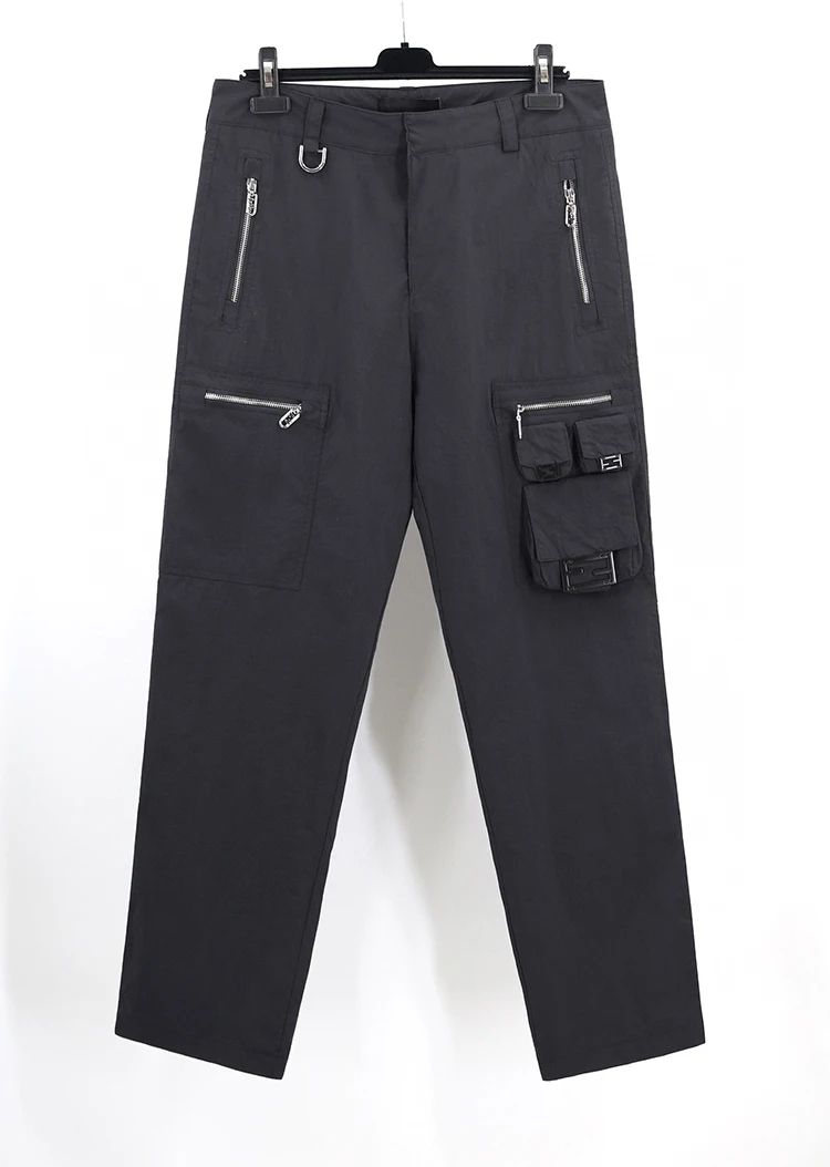 

Модные нейлоновые повседневные брюки для мужчин с множеством кетов, свободная прямая рабочая одежда Bla Haome, молодежная осенняя мода