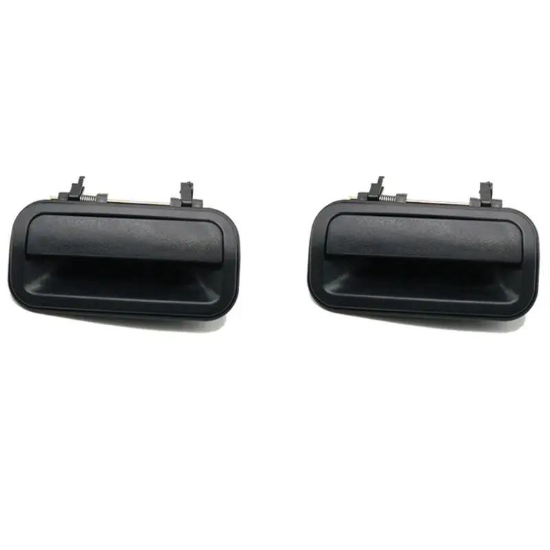 AASS-2X IZ1520106 Car Black Exterior Rear Left Door Handles Replacement For Isuzu Rodeo Pickup 1998 1999 2000 2001 2002 2003